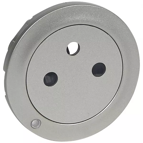legrand-enjoliveur c�liane pour prise de courant 2p+t surface � voyant - finition titane (068415)