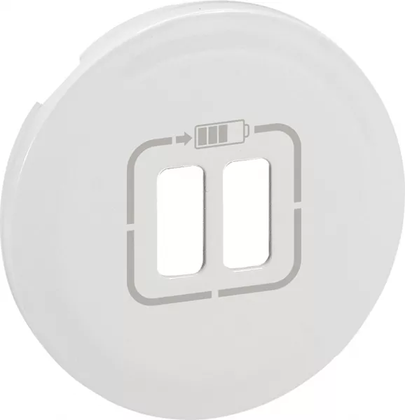 legrand-enjoliveur c�liane pour prise double usb type-a et type-c - blanc (068256)