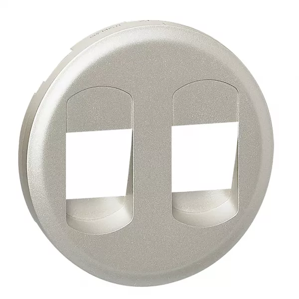 legrand-enjoliveur c�liane pour prise haut parleur double - finition titane (068512)