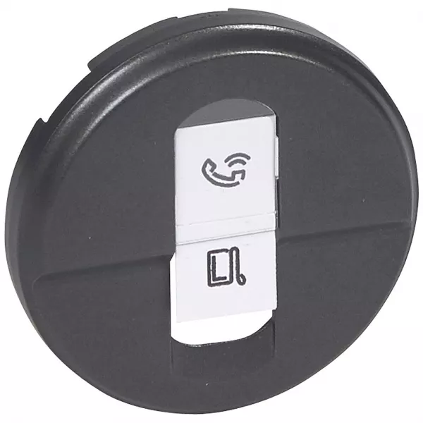 legrand-enjoliveur c�liane pour prise rj45 - finition graphite (067951)