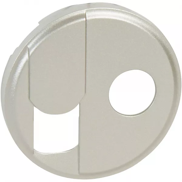 legrand-enjoliveur c�liane pour prise t�l�phone rj45 et tv simple - finition titane (068539)