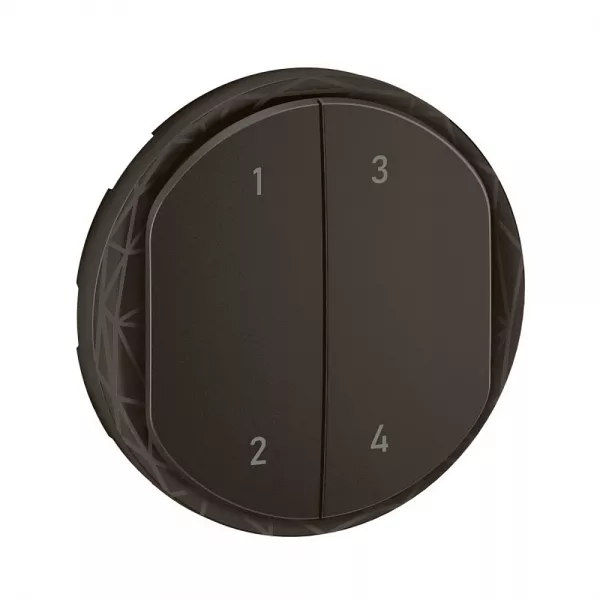 legrand-enjoliveur commande 4 sc�narios sans fils c�liane with netatmo - noir (cn1424)