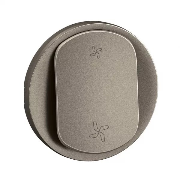 legrand-enjoliveur commande vmc c�liane 2 vitesses - titanium (ct6001)
