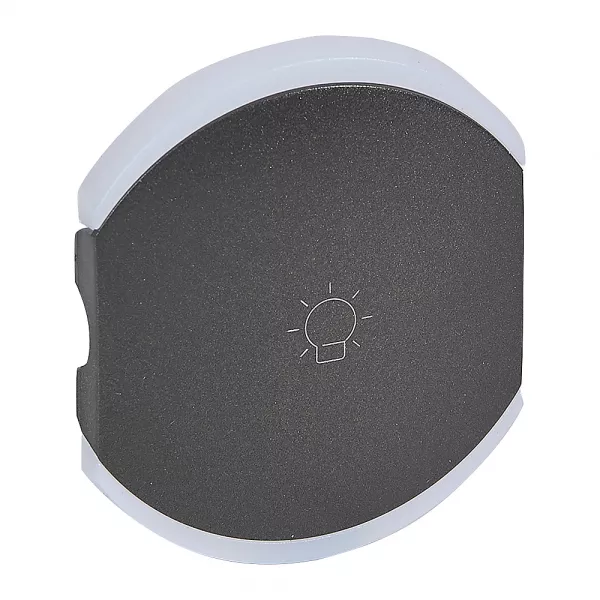 legrand-enjoliveur double c�liane �clairage 1 pictogramme - graphite (064842)