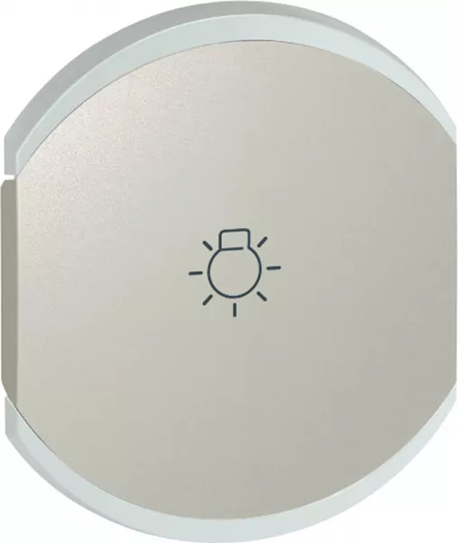legrand-enjoliveur double c�liane �clairage 1 pictogramme - titane (068442)