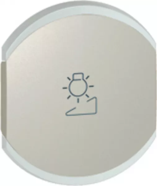 legrand-enjoliveur double c�liane variation - titane (068476)