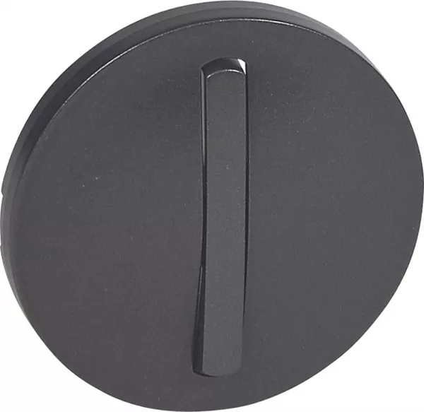 legrand-enjoliveur �troit c�liane interrupteur, va-et-vient ou poussoir soft - graphite (065201)