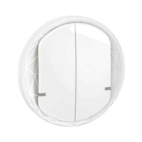 legrand-enjoliveur interrupteur double c�liane with netatmo - blanc (cb1415)