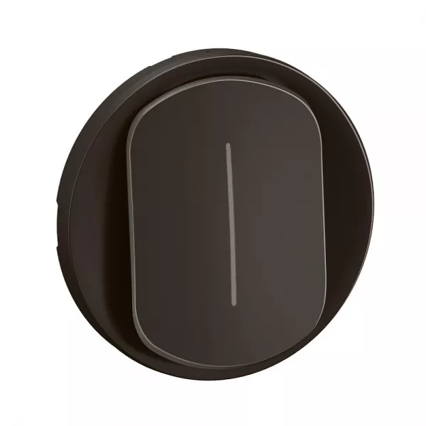 legrand-enjoliveur interrupteur va-et-vient t�moin c�liane - noir (cn0007)