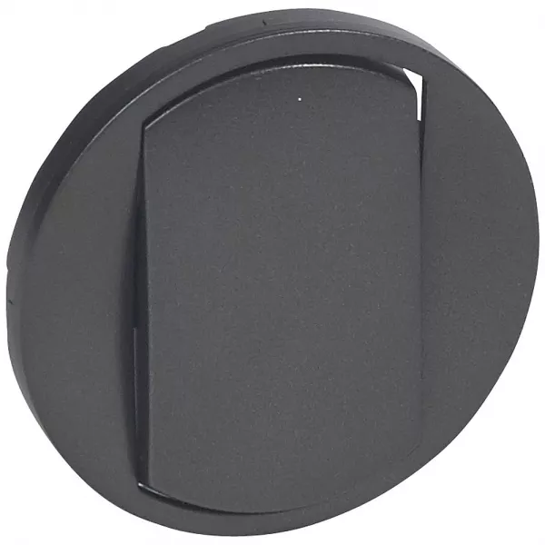 legrand-enjoliveur large c�liane interrupteur, va-et-vient ou poussoir soft - graphite (067901)