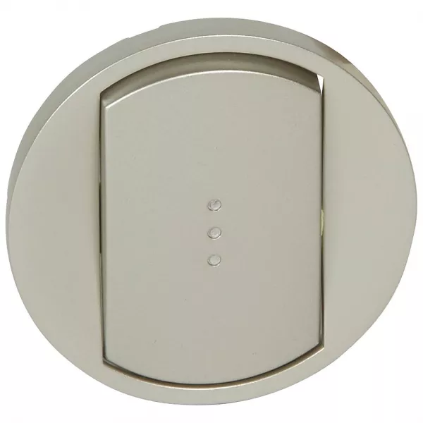 legrand-enjoliveur large c�liane pour commandes d\'�clairage standard - finition titane (068303)