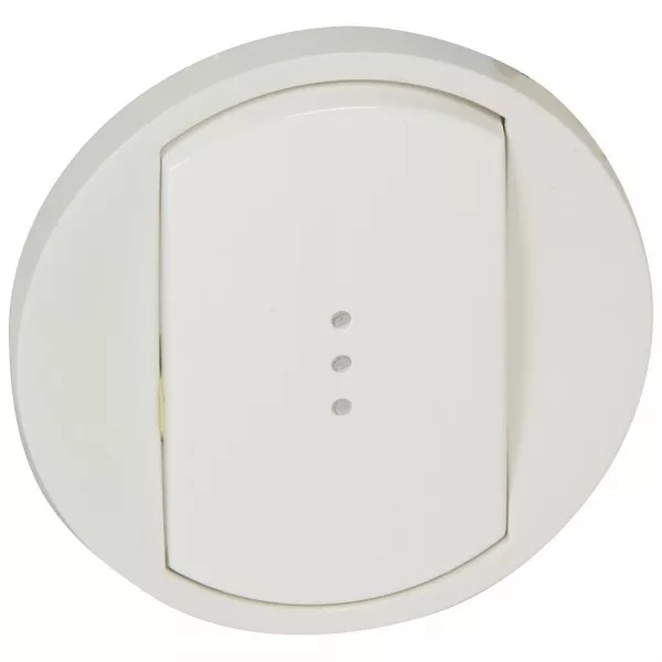 legrand-enjoliveur large c�liane pour toutes commandes d\'�clairage standard - blanc (068003)