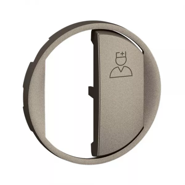 legrand-enjoliveur poussoir d\'appel sanitaire c�liane- titanium (ct0292)