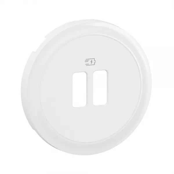legrand-enjoliveur prise chargeur simple ou double usb c�liane - blanc (cb0154)
