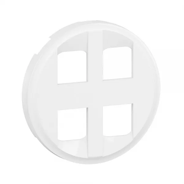 legrand-enjoliveur prise quadruple rj45 c�liane - blanc (cb4348)