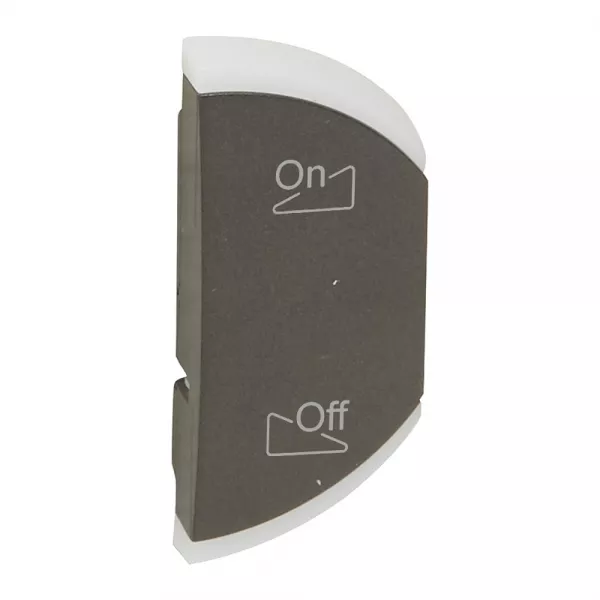 legrand-enjoliveur simple c�liane �clairage et diffusion sonore montage droite -graphite (064852)