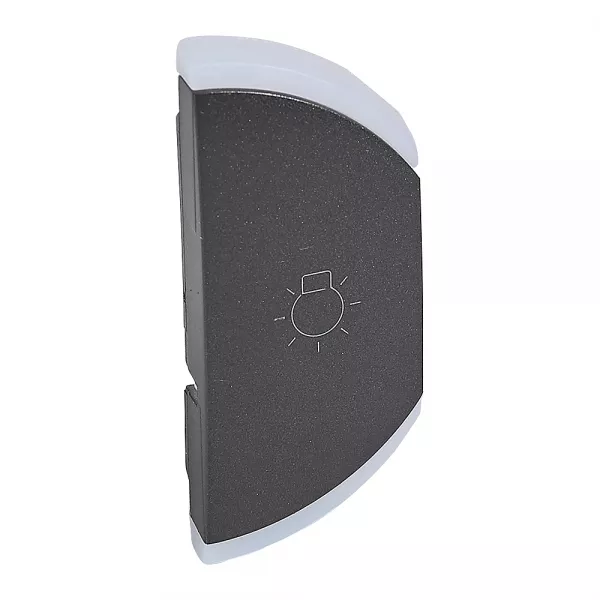 legrand-enjoliveur simple c�liane �clairage montage droite - graphite (064849)