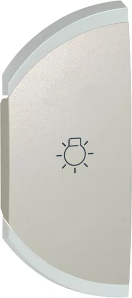 legrand-enjoliveur simple c�liane �clairage montage gauche - titane (068448)