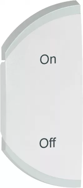 legrand-enjoliveur simple c�liane marquage on et off montage gauche - blanc (068280)