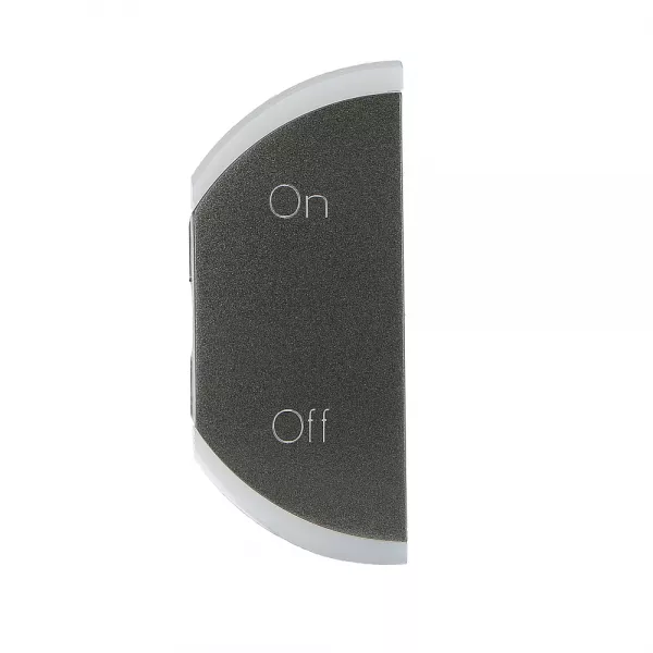 legrand-enjoliveur simple c�liane marquage on et off montage gauche - graphite (064880)