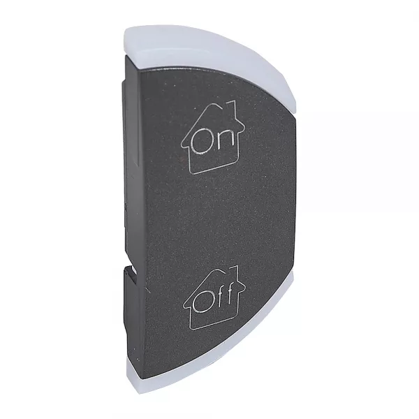 legrand-enjoliveur simple c�liane marquages gen , on et off montage droite - graphite (064856)
