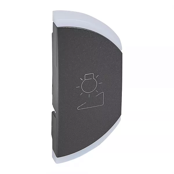 legrand-enjoliveur simple c�liane variation montage droite - graphite (064878)