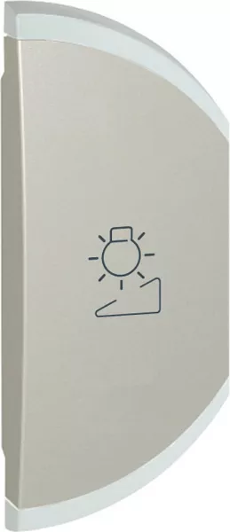 legrand-enjoliveur simple c�liane variation montage droite - titane (068478)