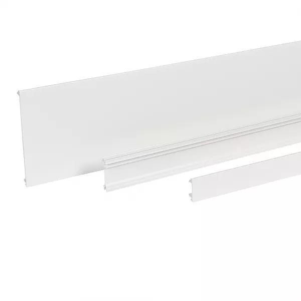 legrand-ensemble de 2 couvercles larg 180 et 40mm + 1 cloison - long. 2,60 m (030031)