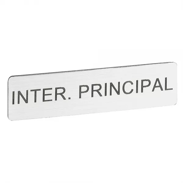 legrand-etiquette autocollante pour bo�tier 150x100x96mm avec marquage inter principal (022285)