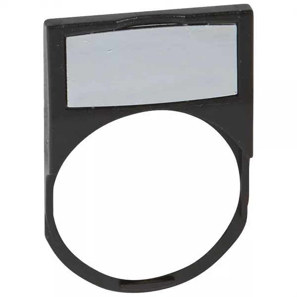 legrand-etiquette osmoz , cadre �quip� d\'un insert alu - petit mod�le (024322)