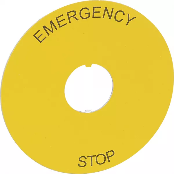 legrand-etiquette osmoz pour arr�t d\'urgence �80mm (024179)