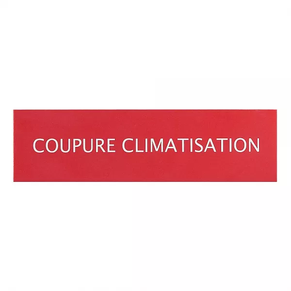 legrand-etiquettes autocollantes (3) \'\'coupure climatisation\'\' pour coffrets de s�curit� (038021)