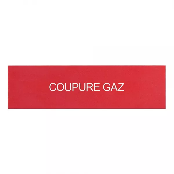 legrand-etiquettes autocollantes (3) \'\'coupure gaz\'\' pour coffrets de s�curit� (038020)