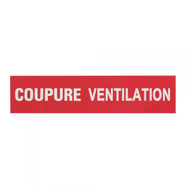 legrand-etiquettes autocollantes (3) \'\'coupure ventilation\'\' pour coffrets de s�curit� (038030)