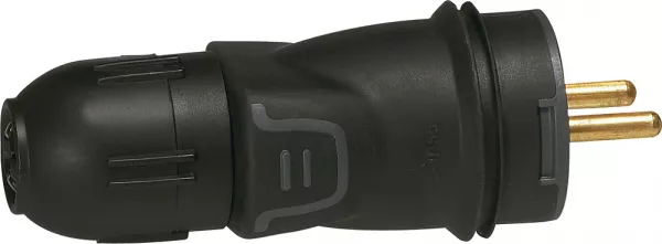 legrand-fiche caoutchouc noire 2p+t 16a ik08 pour ip55 (050444)