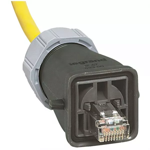 legrand-fiche de protection ip66/67 pour c�bles rj45 (053300)