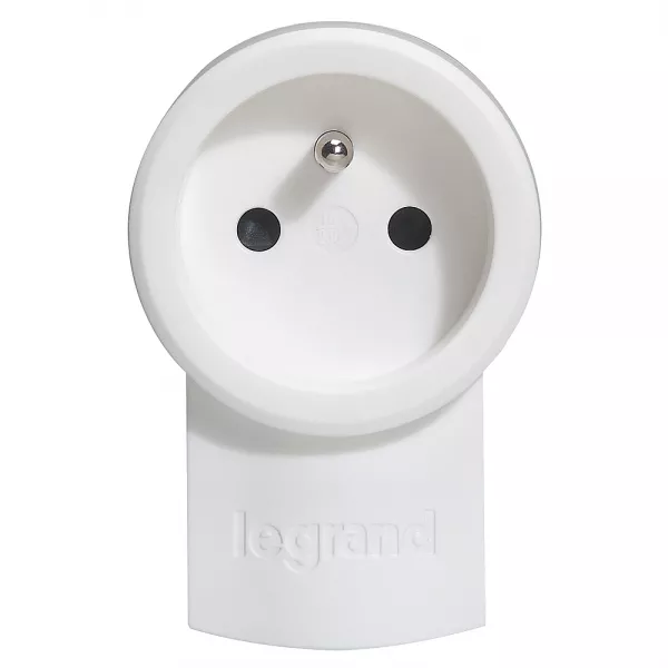 legrand-fiche double fonction 2p+t 16a 250v pour 2 appareils sur une m�me prise (050461)