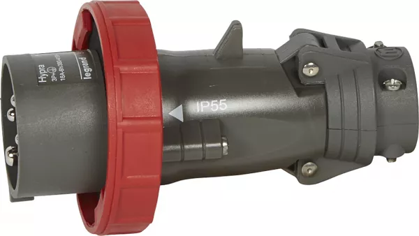 legrand-fiche mobile droite hypra ip66/67-55 16a - 380v~ � 415v~ - 3p+t - plastique (051160)