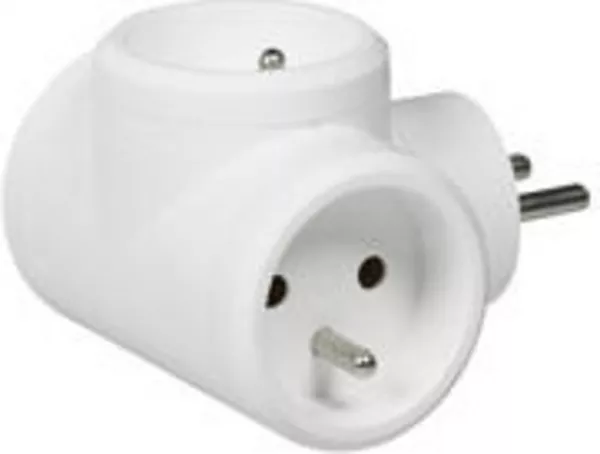 legrand-fiche multiprise 3 prises de courant 2p+t 16a 230v avec sorties lat�rales (050632)