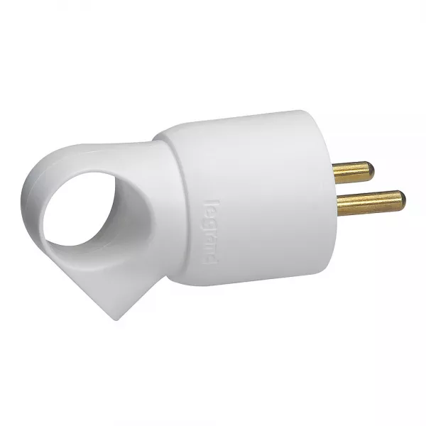 legrand-fiche plastique 2p+t 16a � anneau - blanc (050420)