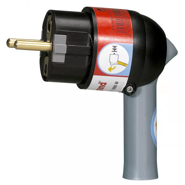 legrand-fiche plastique 2p+t 16a � extraction facilit�e et sortie lat�rale - noir (050176)