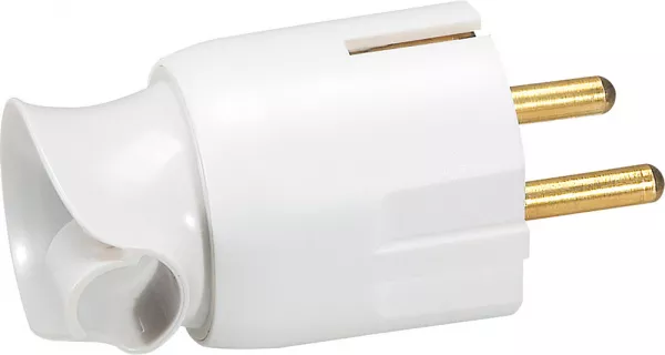 legrand-fiche plastique 2p+t 16a � orientation du c�ble 360� - blanc (050172)