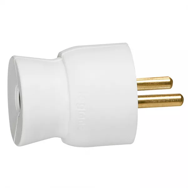 legrand-fiche plastique 2p+t 16a � sortie droite - blanc (050415)