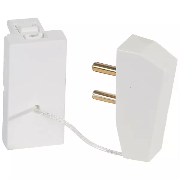 legrand-fiche shunt mosaic pour mise en attente d\'alarme bio-m�dicale pour prise 077150 (078207)