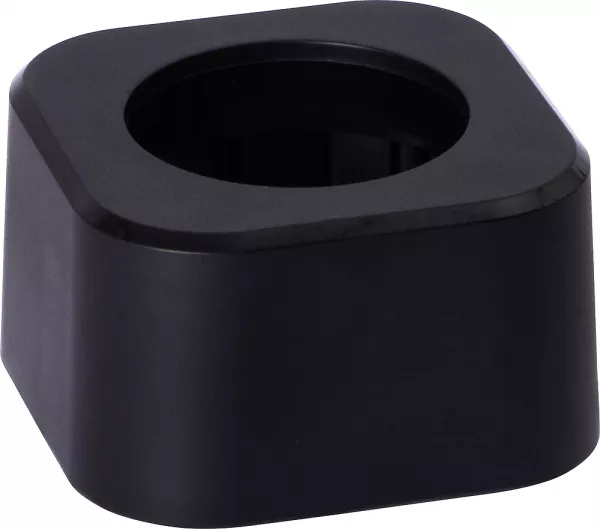 legrand-finition electr\'on incara 1 poste - noir (654933)