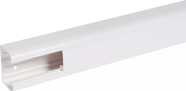 legrand-goulotte 1 compartiment � clippage direct mosaic 50x80mm longueur 2,5m - blanc (011020)