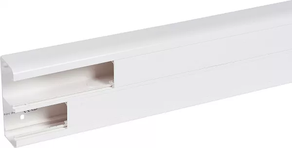 legrand-goulotte 2 compartiments � clippage direct 50x130mm mosaic de longueur 2,5m (011022)