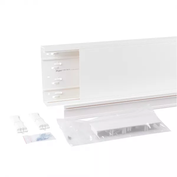 legrand-goulotte gtl compl�te drivia 13 65x250mm mi-longueur + couvercle -longueur 1,66m (030108)