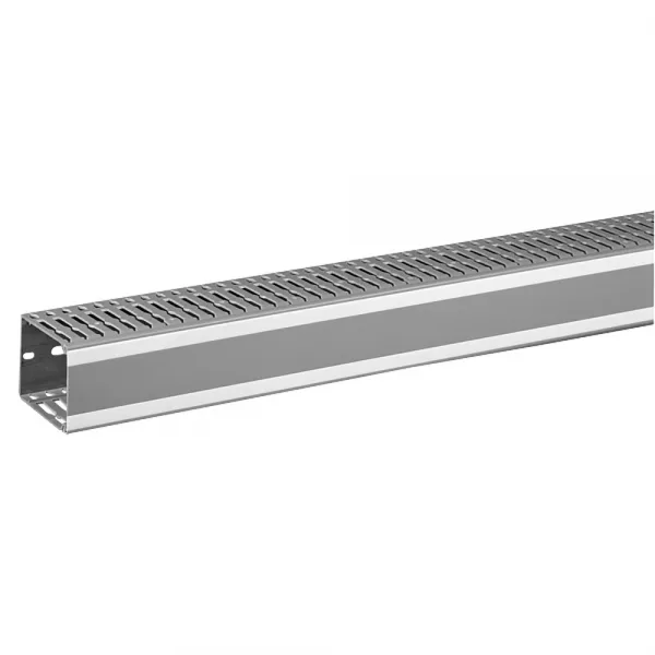legrand-goulotte lina 25 60x80mm pvc gris ral7030 - longueur 2m (636013)
