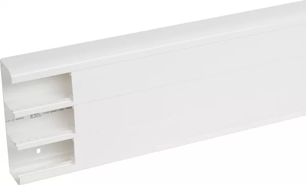 legrand-goulotte mosaic � clippage direct 50x180mm 3 compartiments blanc longueur 2,5m (011024)